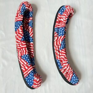 Blade covers American flag TuffTerrys Ice Hockey Figure Skate Large
